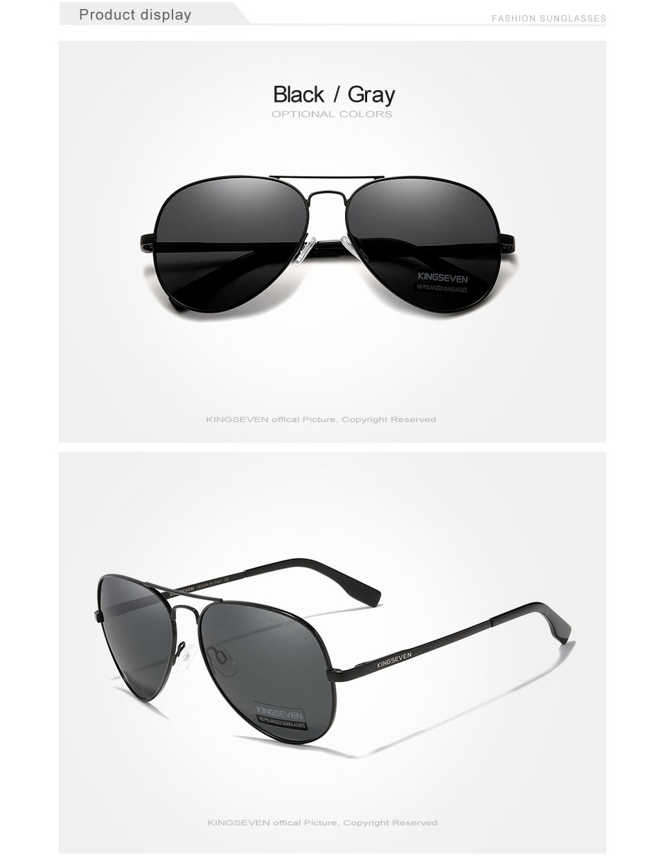 KINGSEVEN Brand Men Aluminum Sunglasses 2020 New Polarized UV400 Mirror Male Sun Glasses Women For Men Oculos de sol 7735