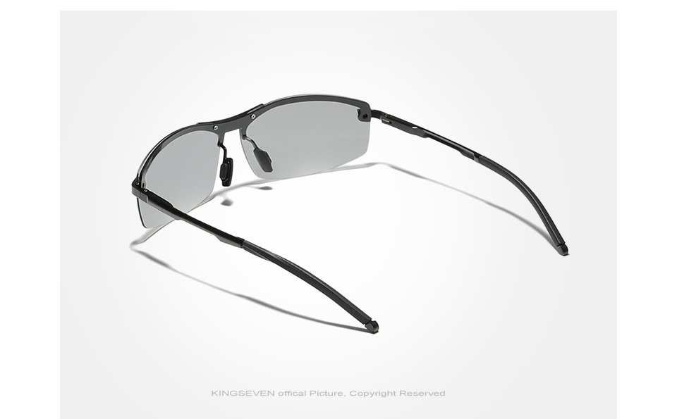 KINGSEVEN Updated Aluminum Photochromic Sunglasses