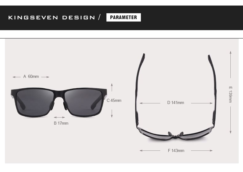 KINGSEVEN Polarized Men Brand Designer Male Vintage Sunglasses