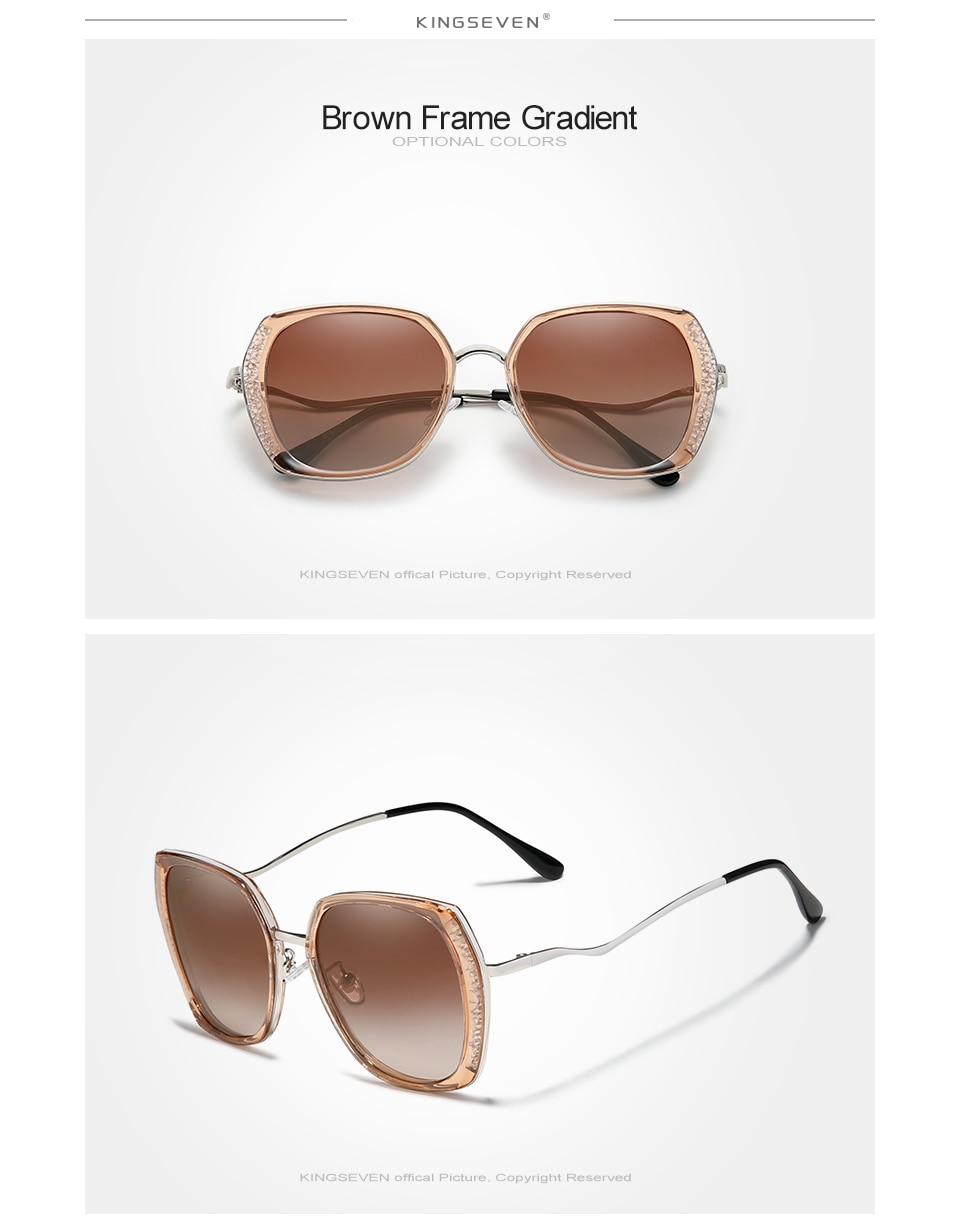 KINGSEVEN Women’s Glasses Luxury Brand Design Sunglasses