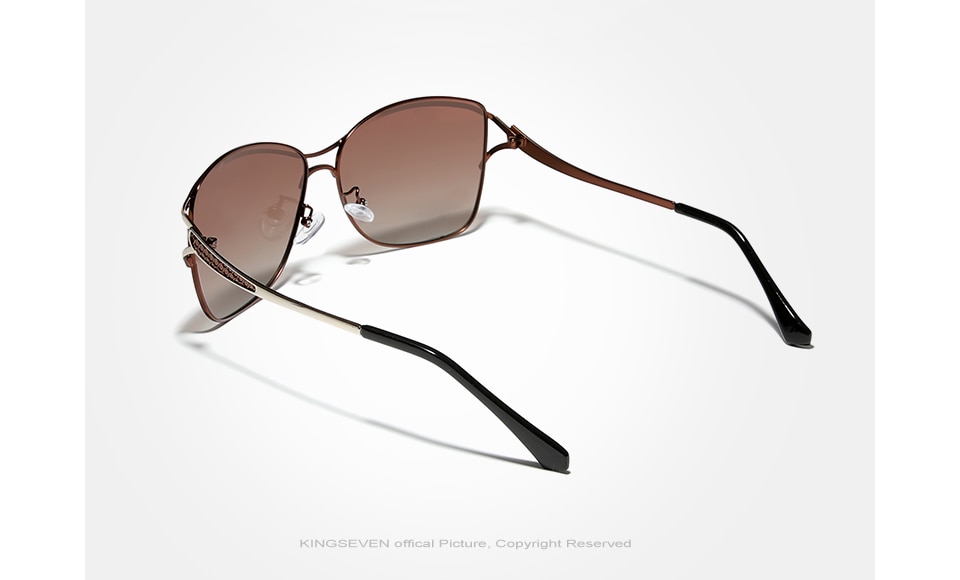 KINGSEVEN Retro Womens Sun glasses Polarized Luxury Ladies Brand Designer Gradient Lens Sunglasses Eyewear For Women Female