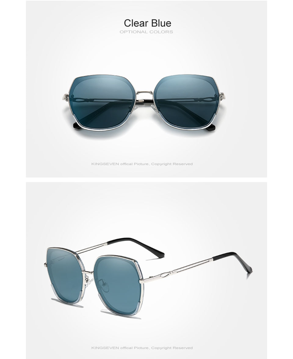 KINGSEVEN Women’s Sunglasses Polarized Gradient Lens Luxury Ladies