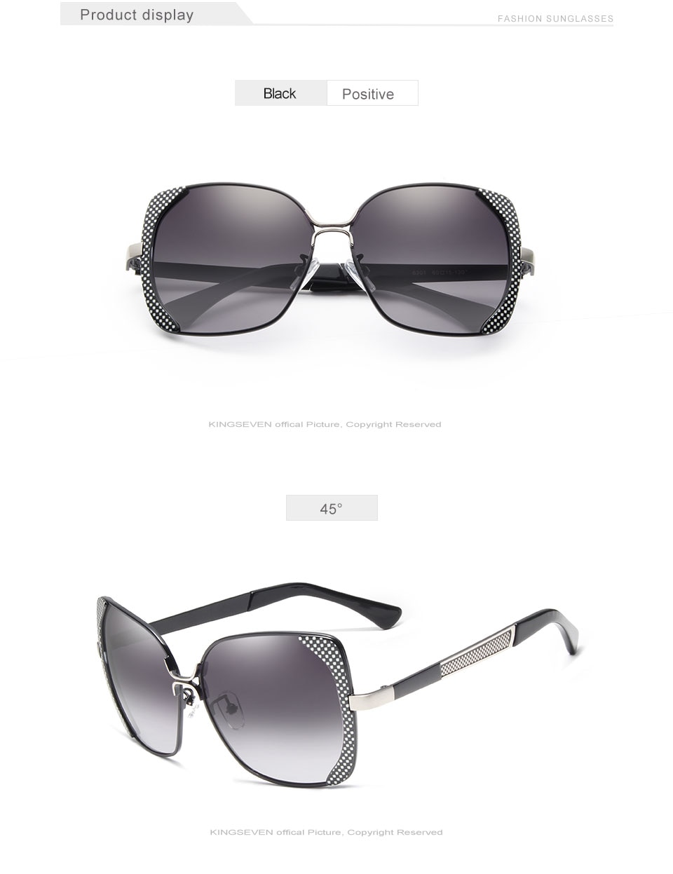 KINGSEVEN Luxury Polarized Sunglasses Women Ladies