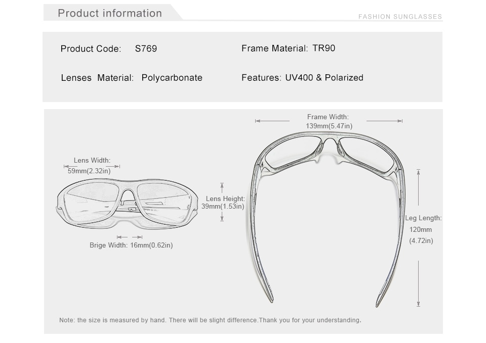 KINGSEVEN Ultralight Frame New Sports Style Square Sunglasses