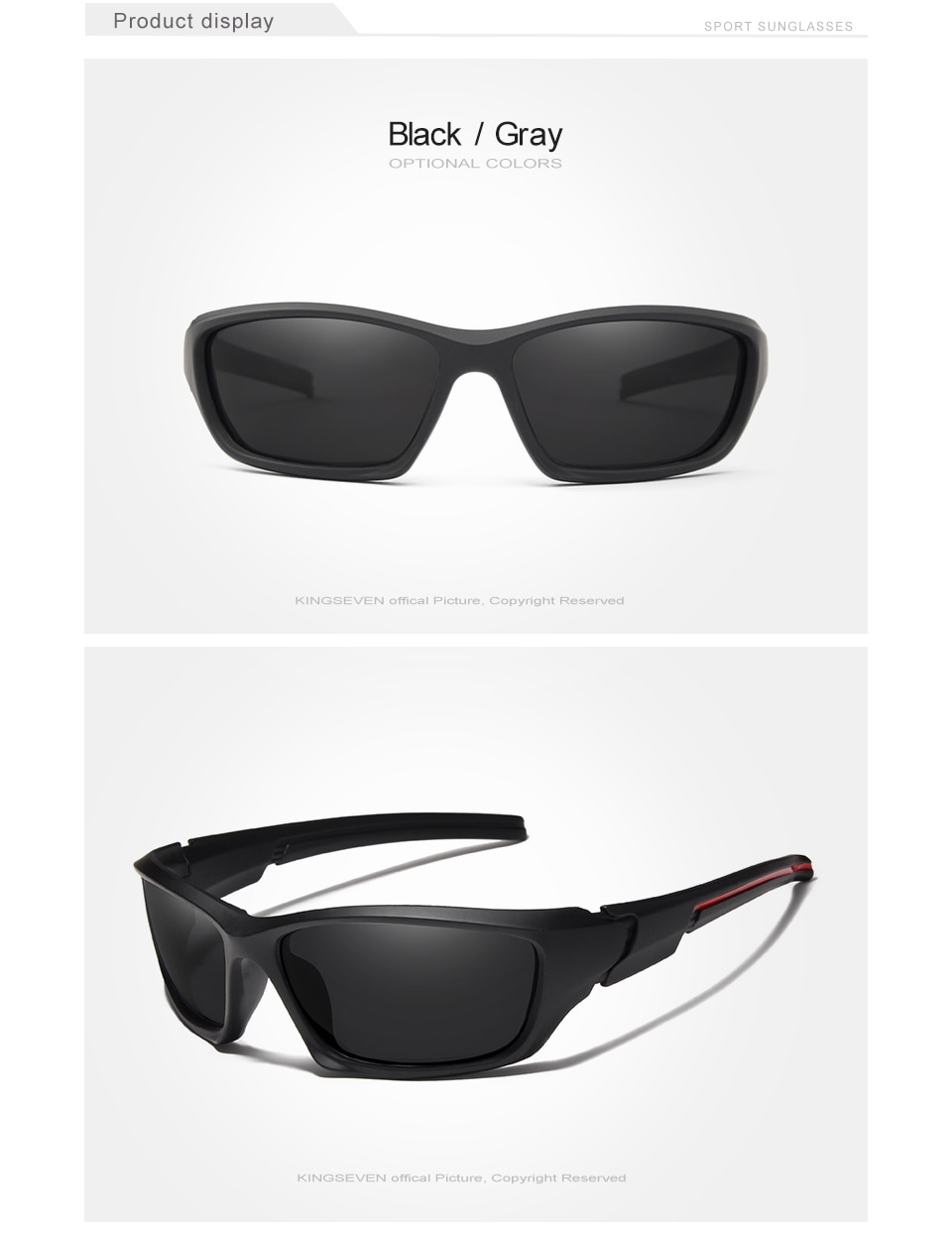 Kingseven Brand Classic Sunglasses Men Polarized Glasses Driving Original Accessories Sun Glasses for Men/Women Oculos De Sol