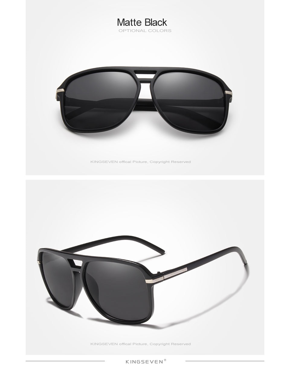 KINGSEVEN HD Polarized Aluminum Sunglasses Hot Men's Brand New Sun Glasses Big Size Oculos Women Goggle Gafas De Sol