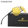 KINGSEVEN Night Vision Sunglasses Men's Original Box Goggles