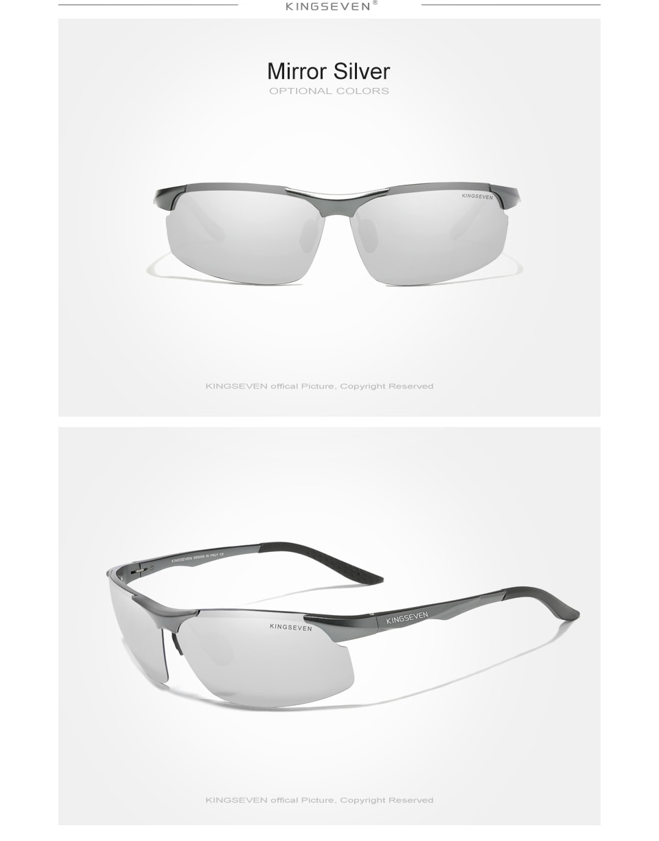 KINGSEVEN Polarized Men Aluminum Sunglasses Driving