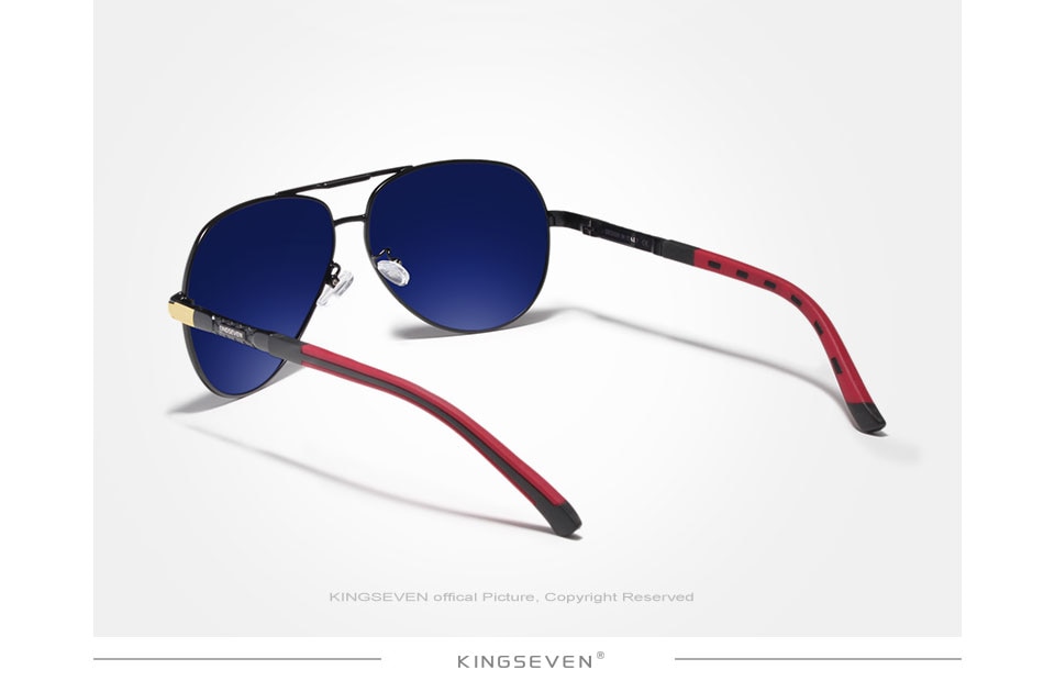 7-Day Delivery KINGSEVEN Vintage Aluminum Polarized Sunglasses Brand Sun glasses Coating Lens Driving EyewearFor Men/Wome N725