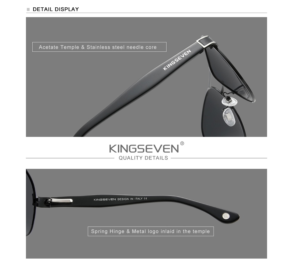 KINGSEVEN 2021 Official Debut Sunglasses Men Gradient Sunglasses