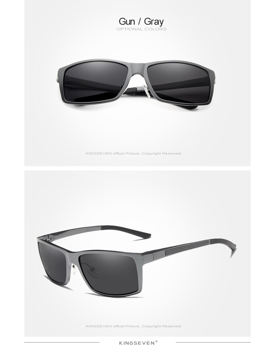 KINGSEVEN New Design Aluminum Magnesium Sunglasses